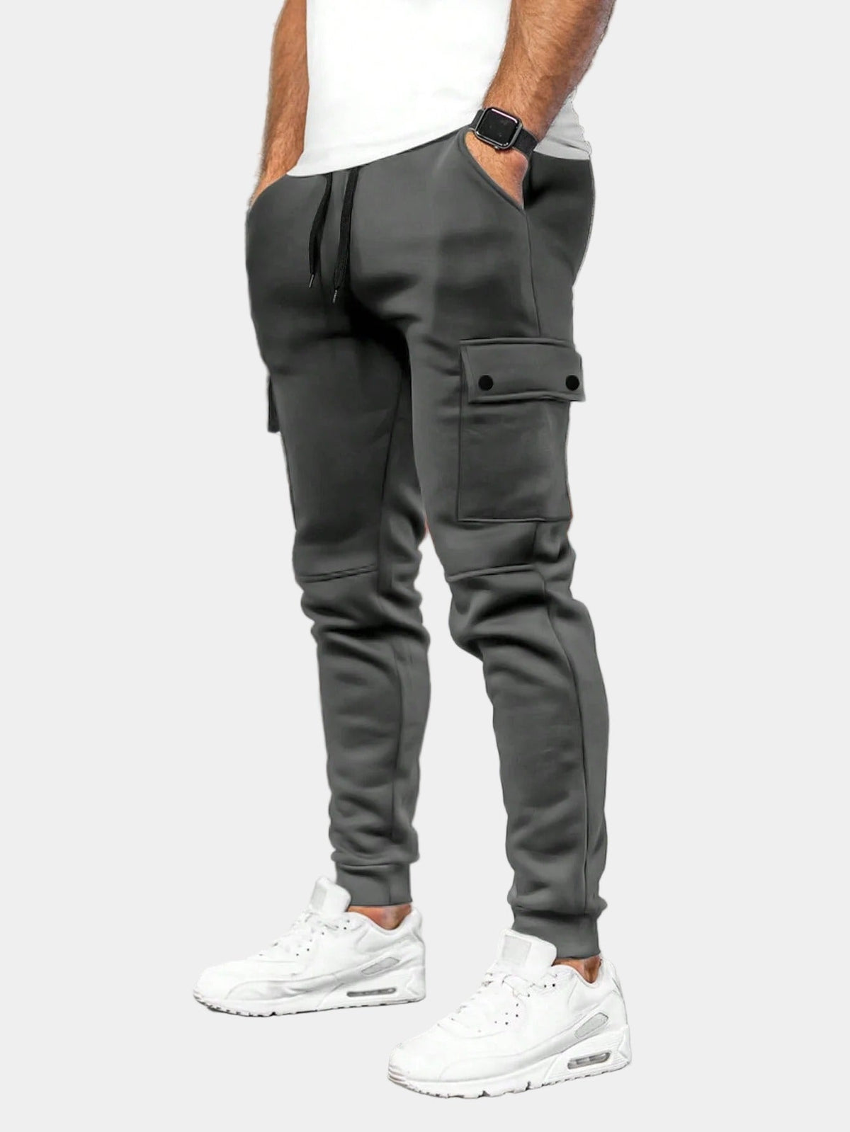 Jogging homme cargo confort décontracté avec cordon