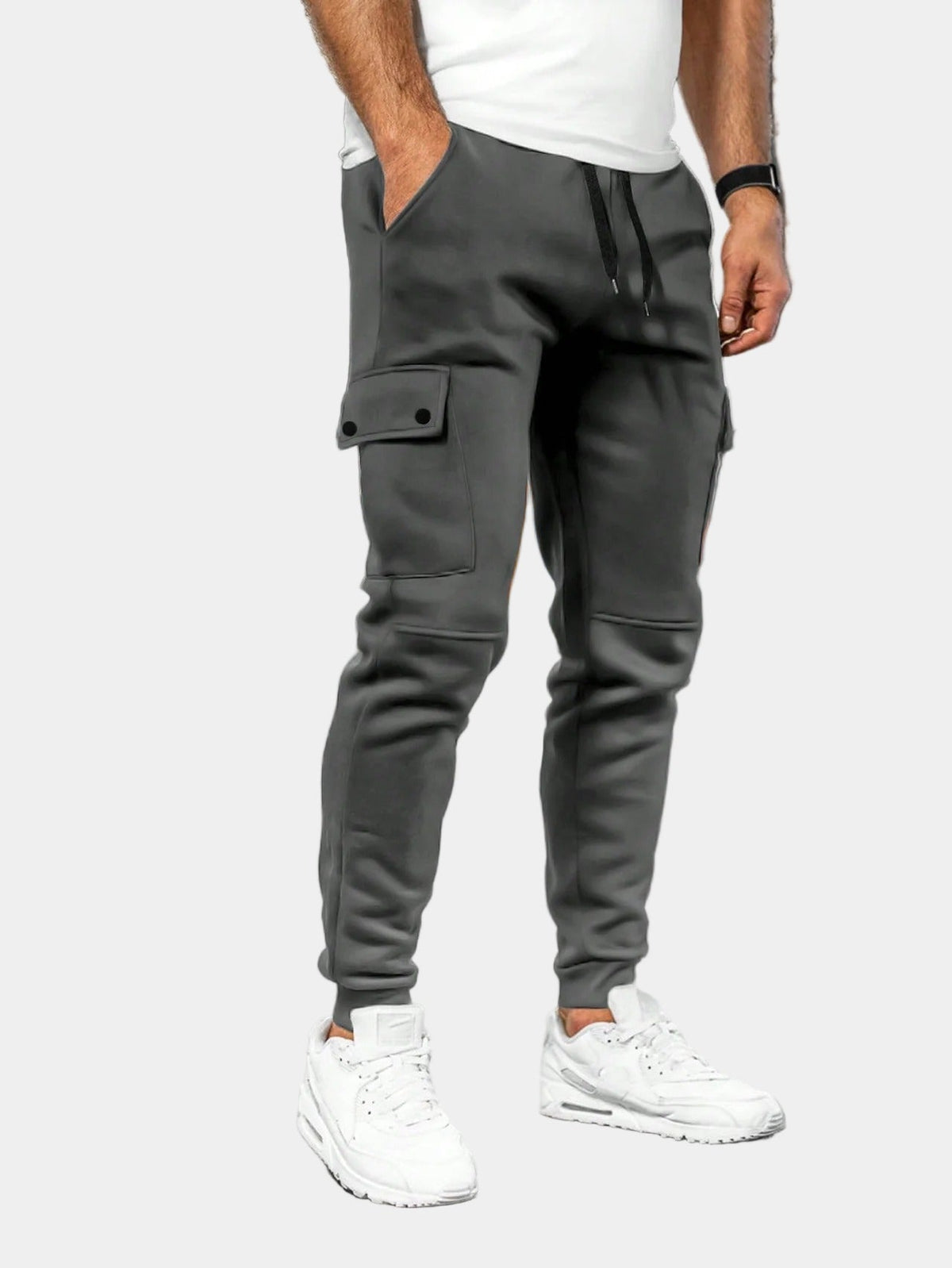 Jogging homme cargo confort décontracté avec cordon