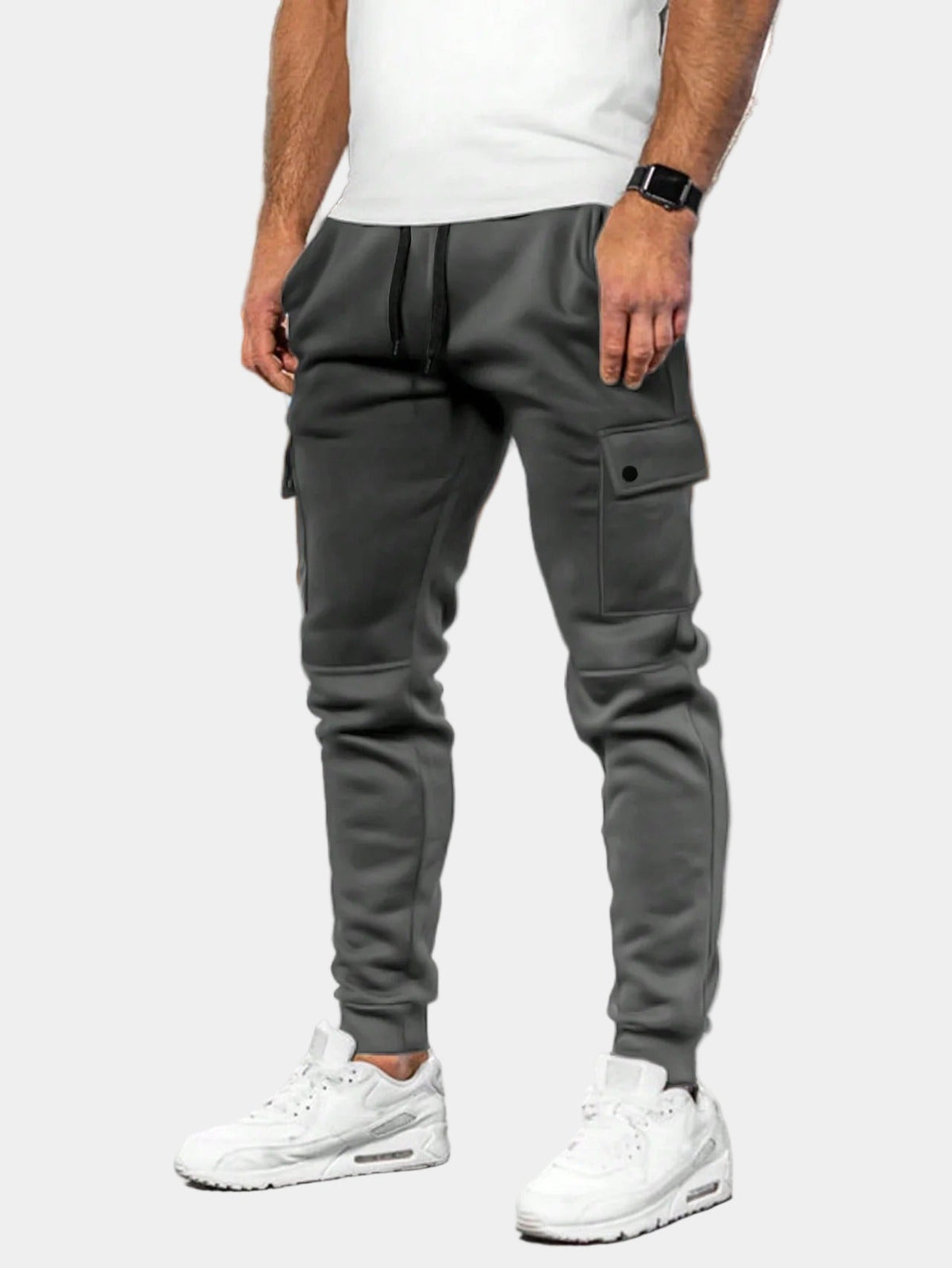 Jogging homme cargo confort décontracté avec cordon