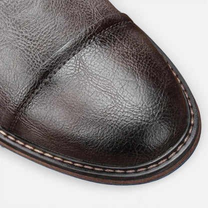 Chaussures homme bottines lacées style urbain