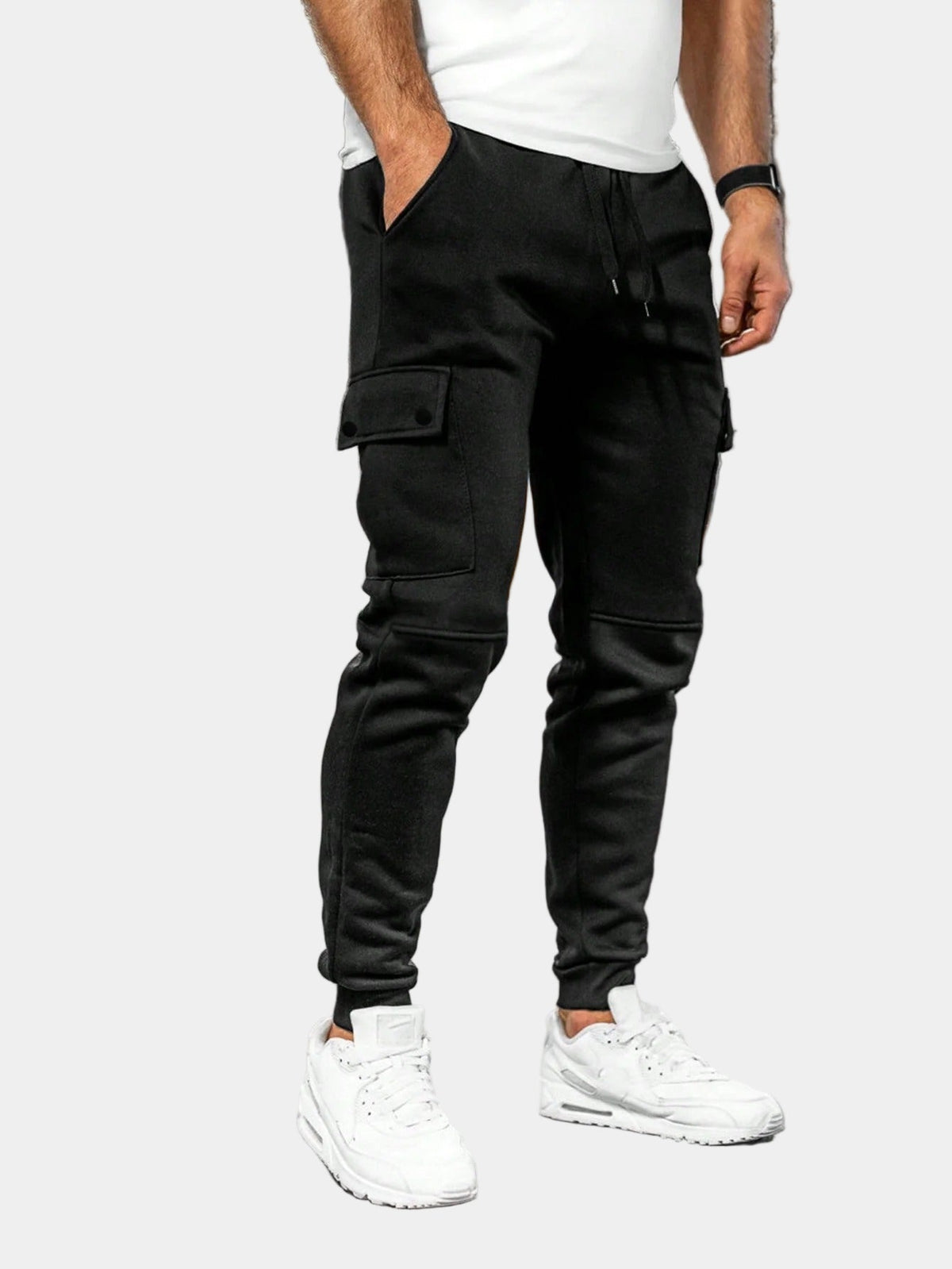 Jogging homme cargo confort décontracté avec cordon