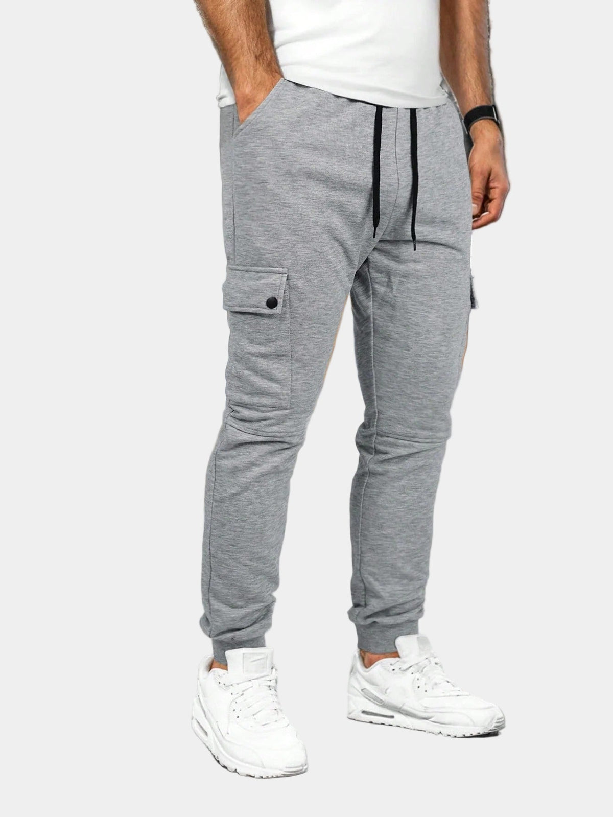 Jogging homme cargo confort décontracté avec cordon