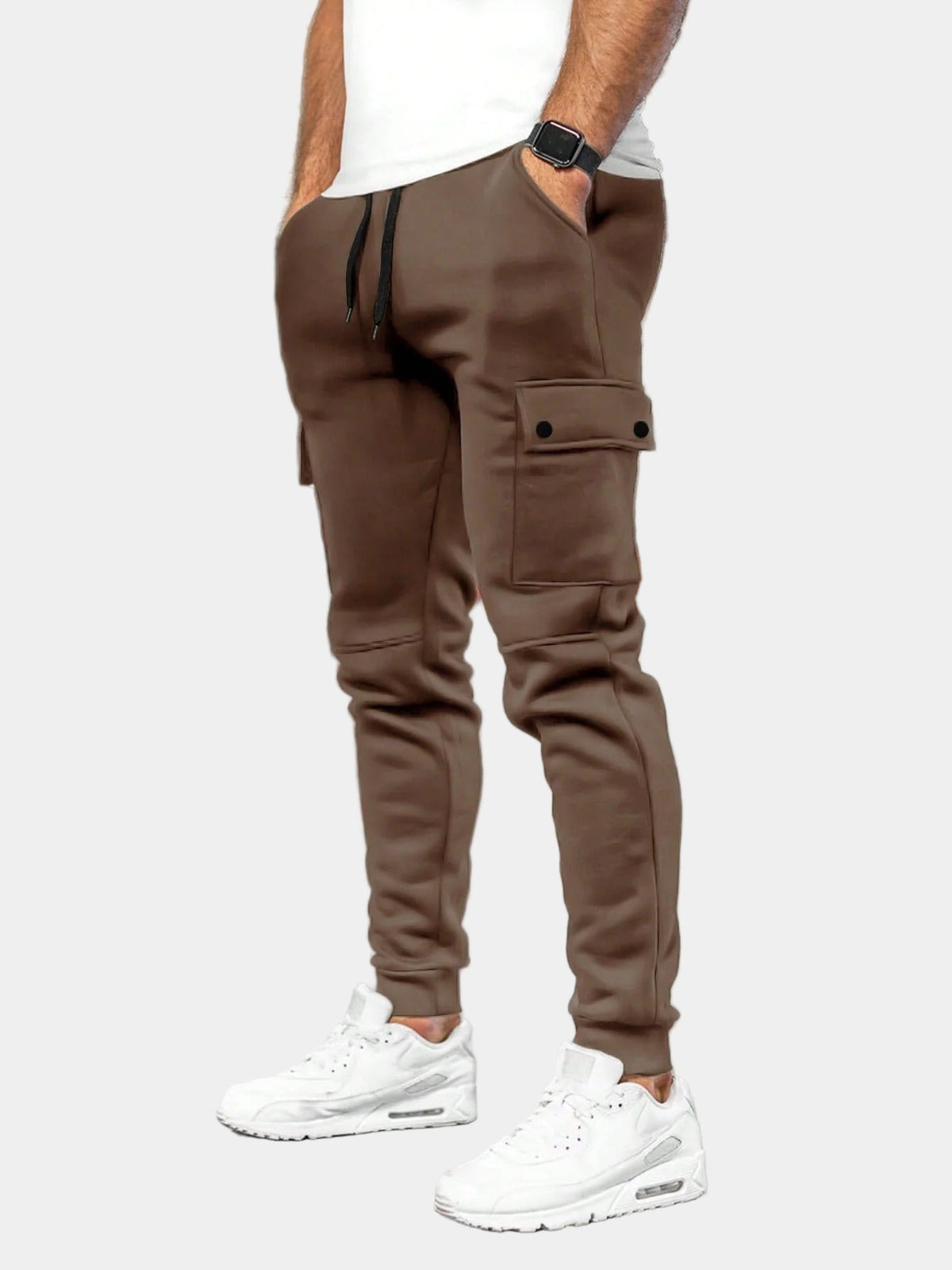 Jogging homme cargo confort décontracté avec cordon