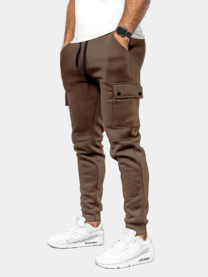 Jogging homme cargo confort décontracté avec cordon