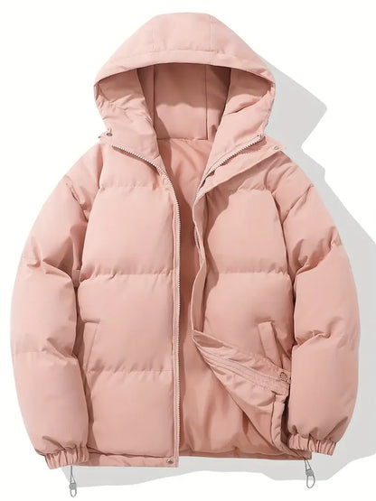 Doudoune femme matelassée capuche coupe oversize