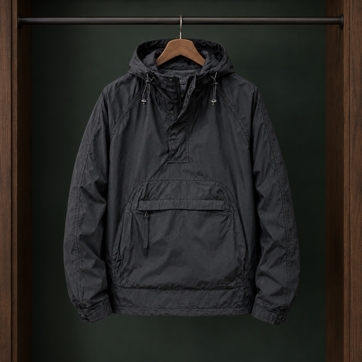 Veste Anorak homme légère coupe décontractée