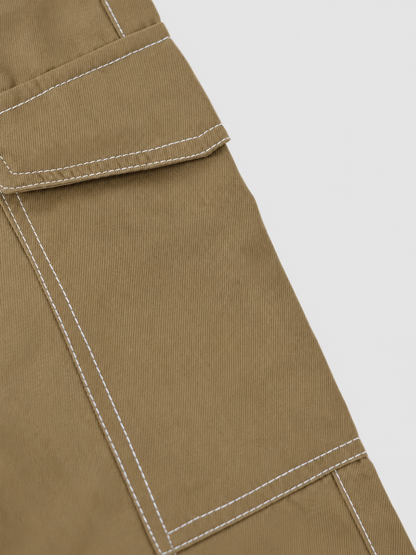 Lässige Herren-Cargohose mit Kontrastnähten