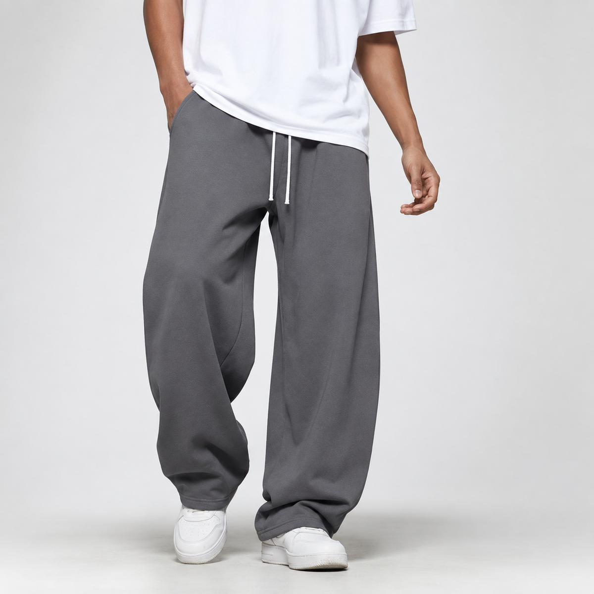 Jogging homme coupe décontractée confort quotidien