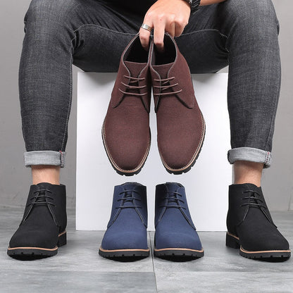 Chaussures homme cuir décontractées à enfiler