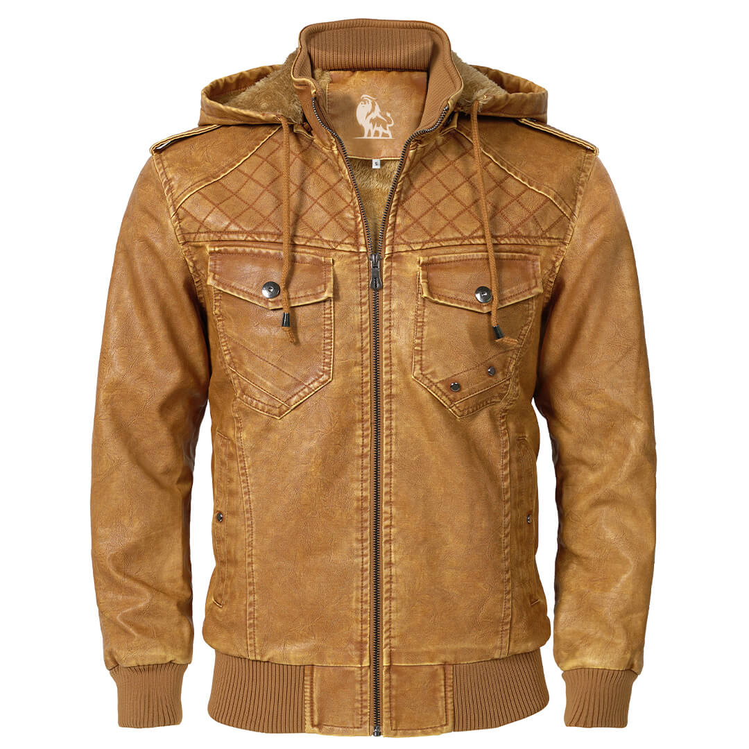 Veste en cuir homme style intemporel confort quotidien