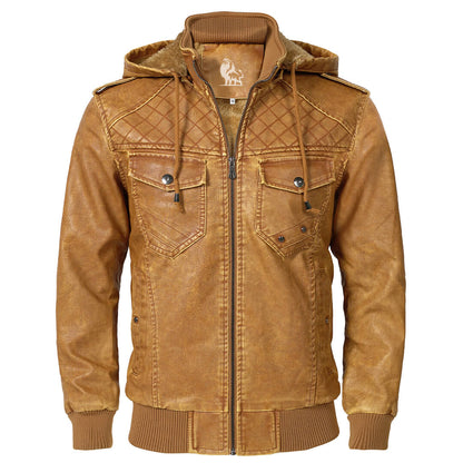 Veste en cuir homme style intemporel confort quotidien