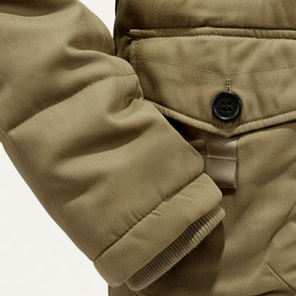 Parka homme hiver chaude doublure polaire déperlante