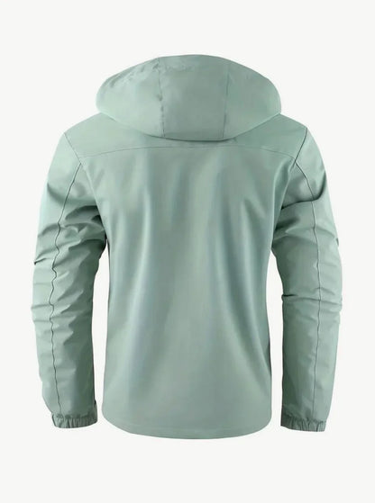 Veste homme hiver isolée imperméable à capuche amovible
