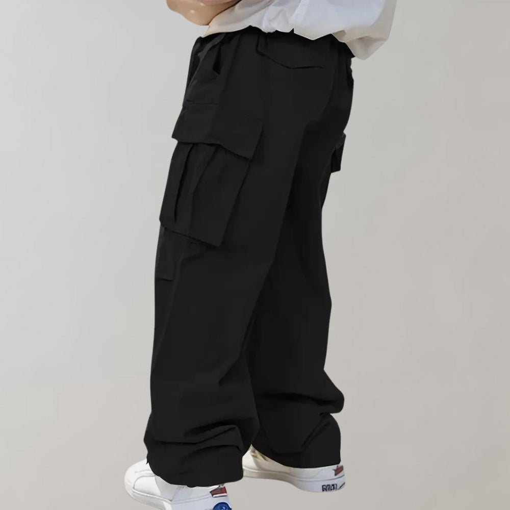 Pantalon Cargo Homme Ample Coton Multi-Poches Urbain