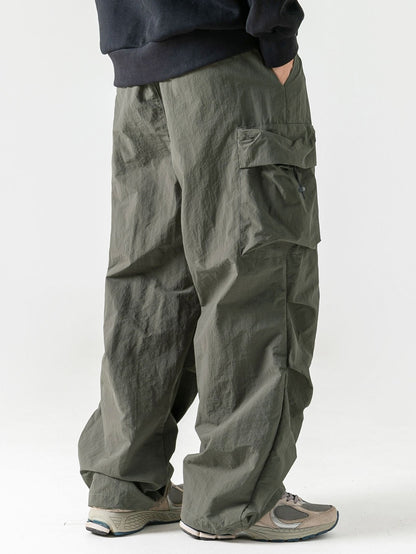Wasserabweisende Cargo-Hose für Herren, weit geschnitten, mit mehreren Taschen