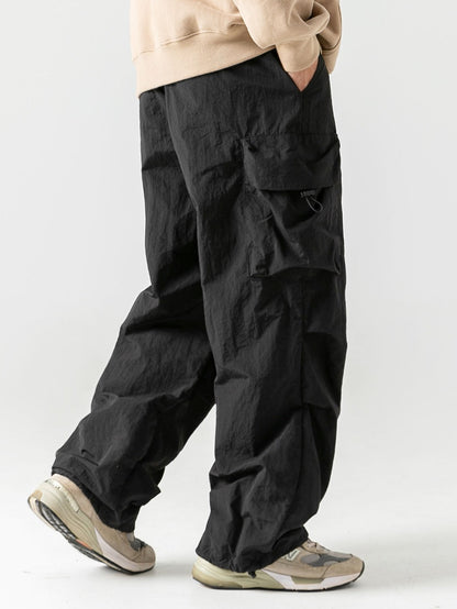 Wasserabweisende Cargo-Hose für Herren, weit geschnitten, mit mehreren Taschen