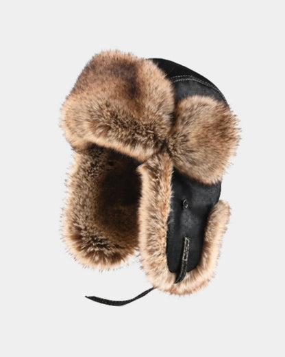 Chapeau trappeur aviateur homme hiver chaud doublé
