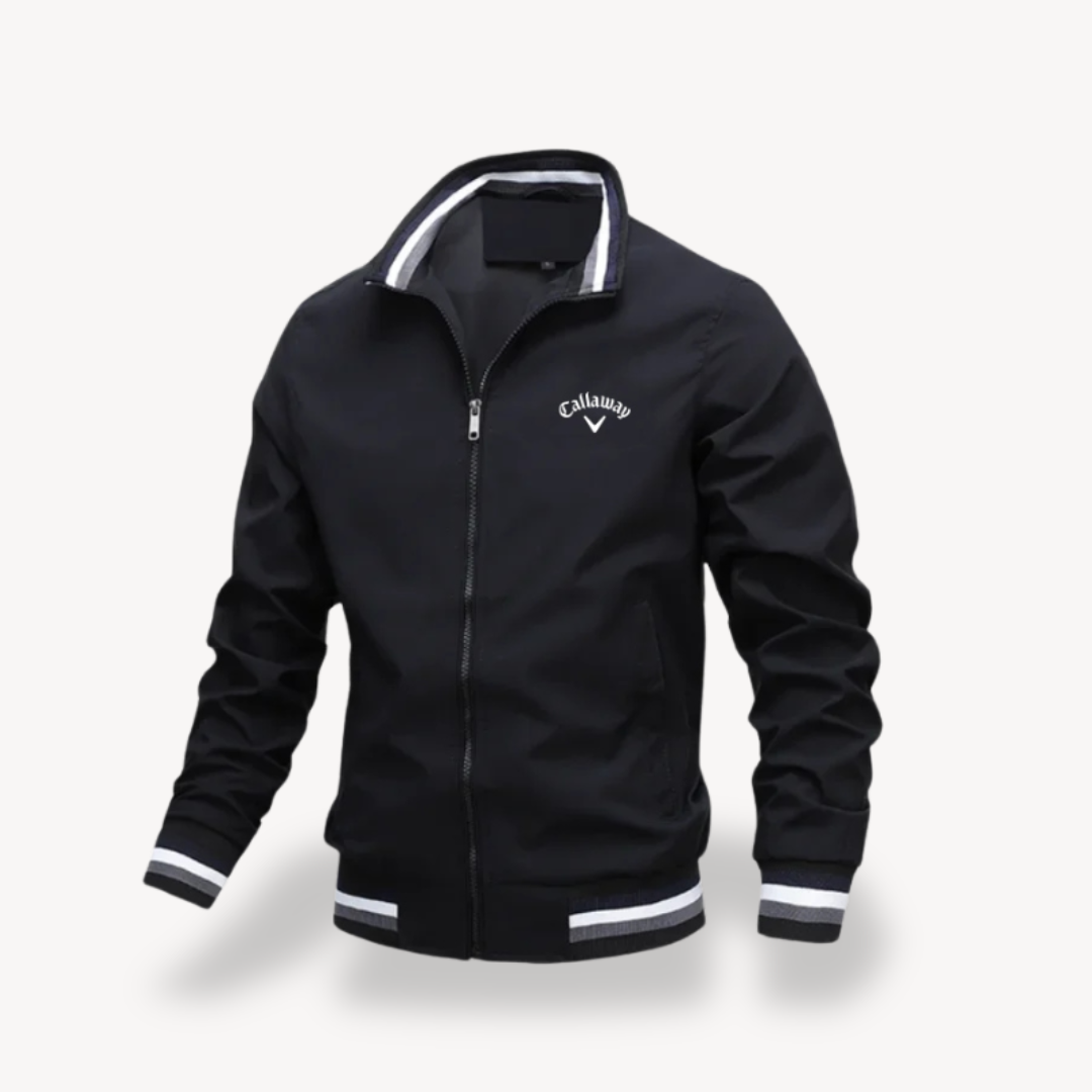 Veste de golf homme coupe-vent déperlante sport