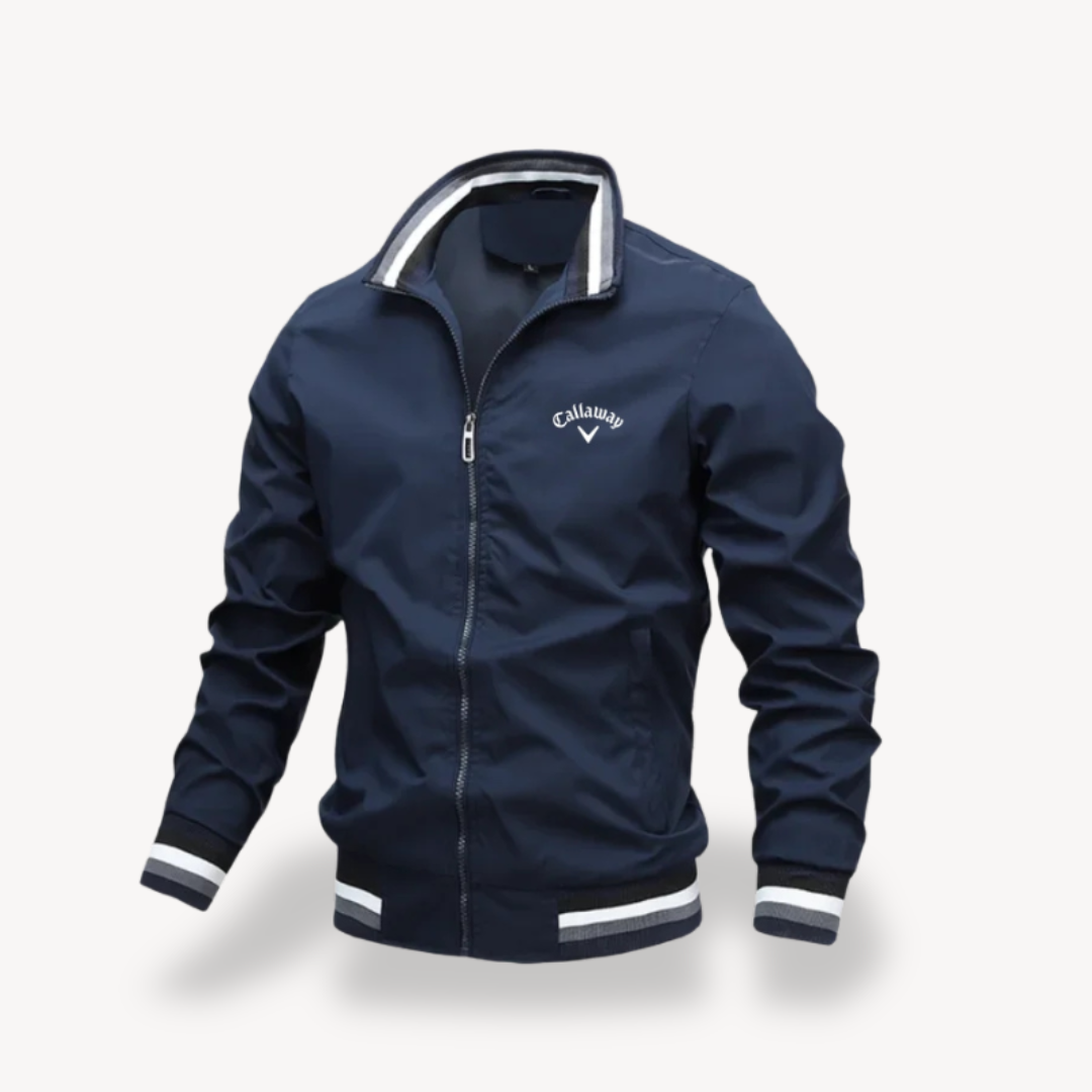 Veste de golf homme coupe-vent déperlante sport