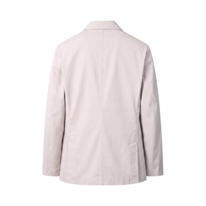Blazer homme coton non doublé coupe décontractée