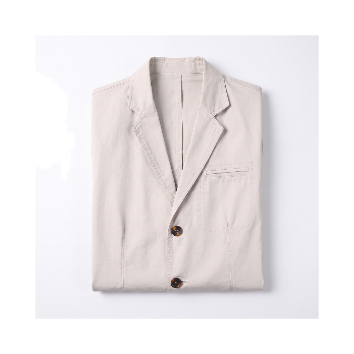 Blazer homme coton non doublé coupe décontractée