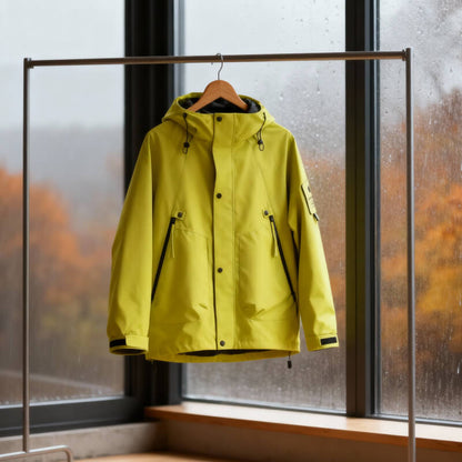 Veste homme imperméable coupe droite anti-vent