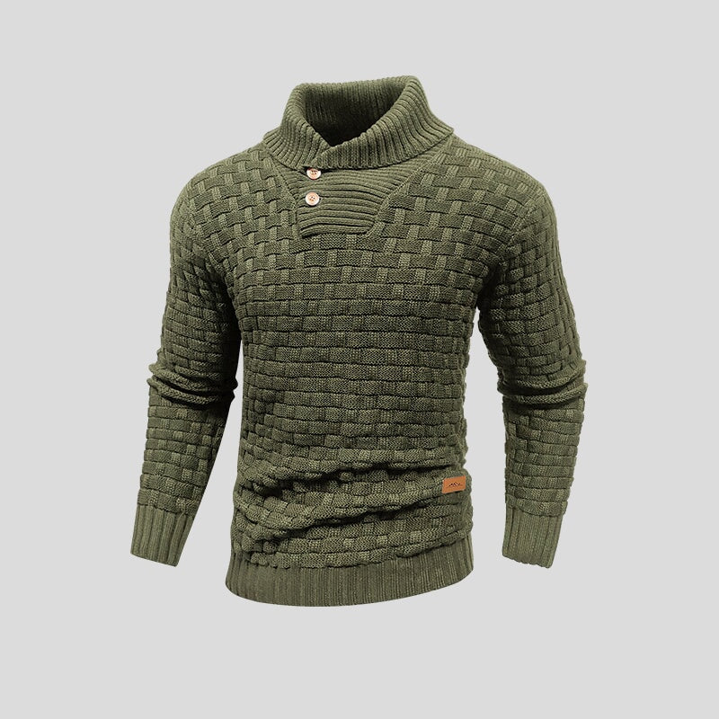 Herren-Thermo-Strickpullover in bequemer Passform