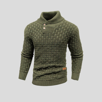 Herren-Thermo-Strickpullover in bequemer Passform