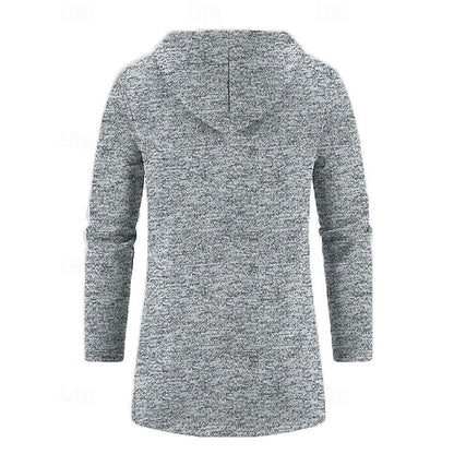 Manteau long homme à capuche élégant et chaud