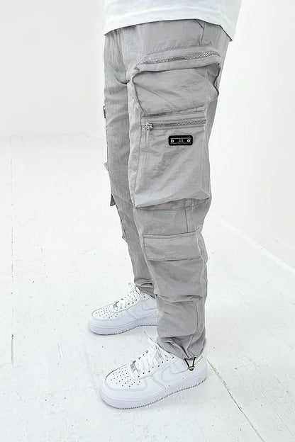 Pantalon cargo homme poches zippées utilitaires