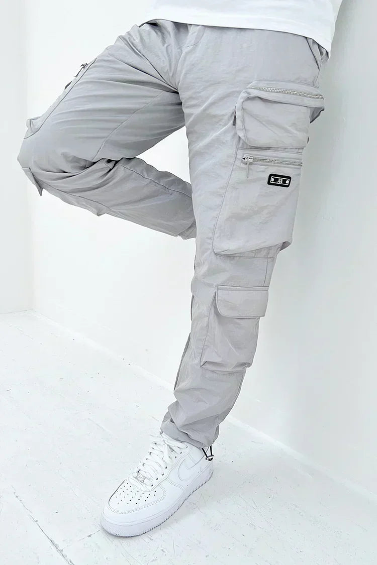 Pantalon cargo homme poches zippées utilitaires