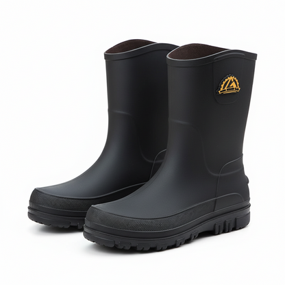 Herren-Wellingtonstiefel bis zur Mitte der Wade mit Profilsohle