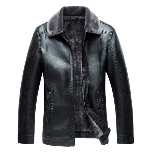 Blouson Cuir Homme Style Western Chaleur Hiver Été