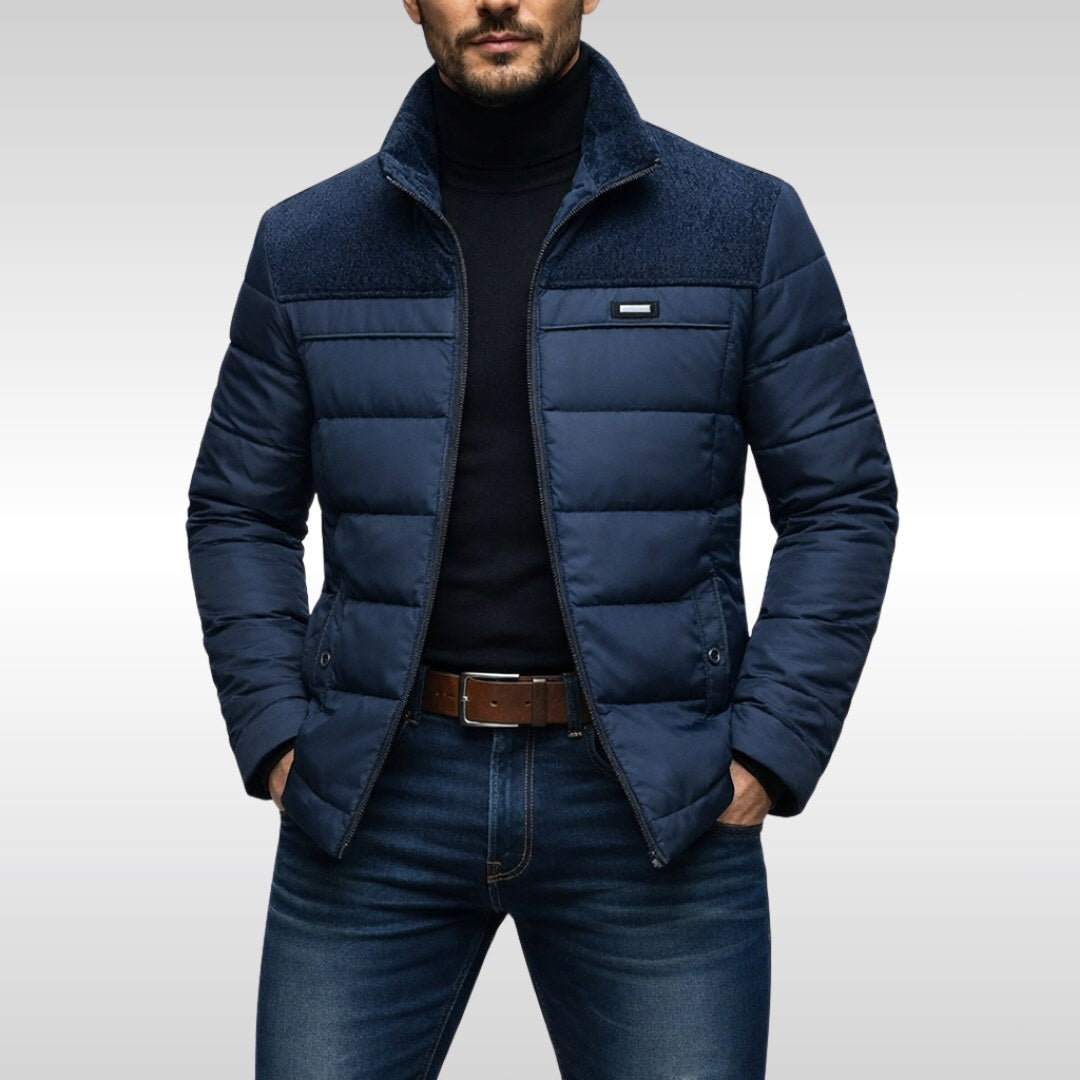 Technische, wasserdichte isolierte Herrenjacke für Herbst und Winter