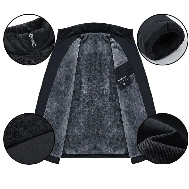 Technische, wasserdichte isolierte Herrenjacke für Herbst und Winter