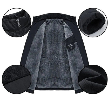 Technische, wasserdichte isolierte Herrenjacke für Herbst und Winter