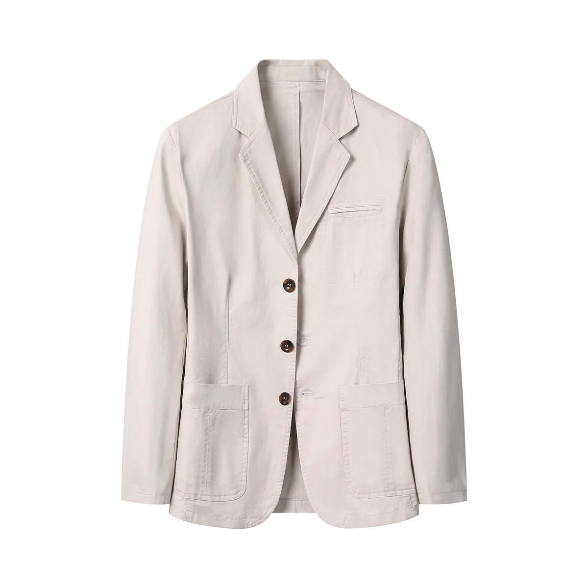 Blazer homme coton non doublé coupe décontractée