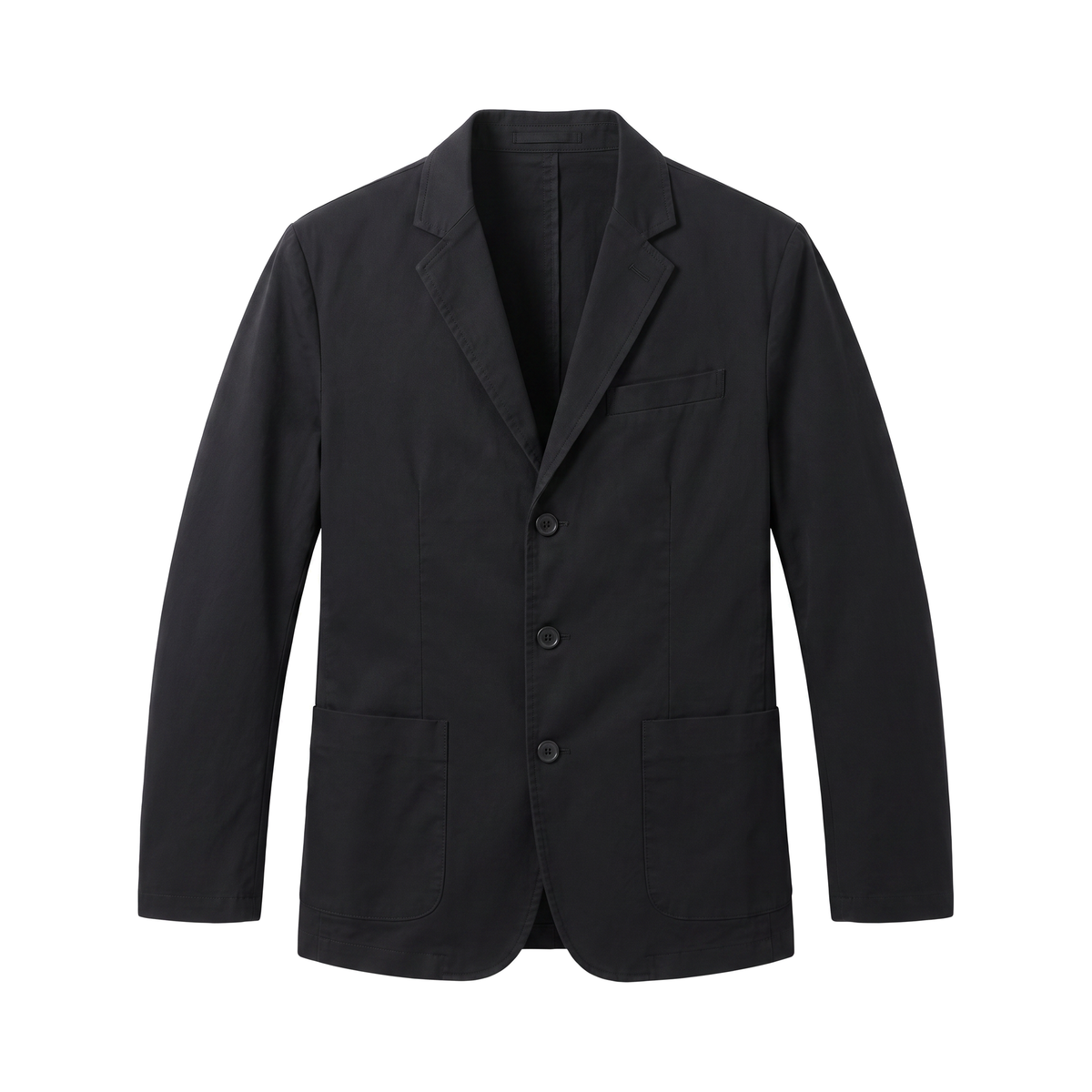 Blazer homme coton non doublé coupe décontractée