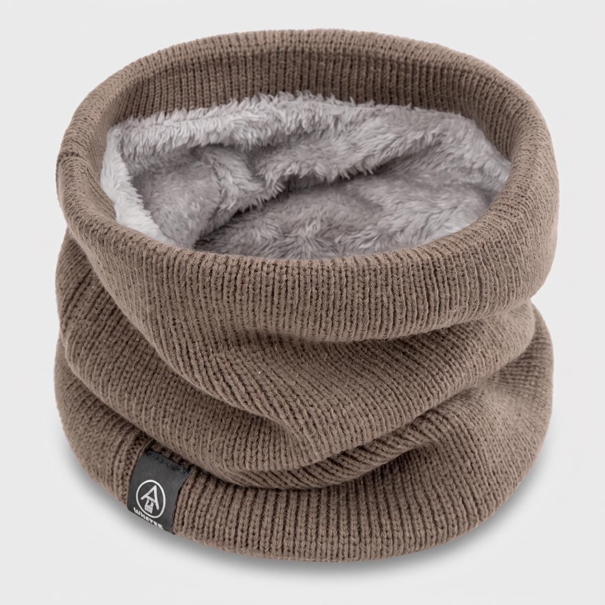 Cache-cou polaire tricoté doublé thermique hiver