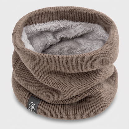 Cache-cou polaire tricoté doublé thermique hiver