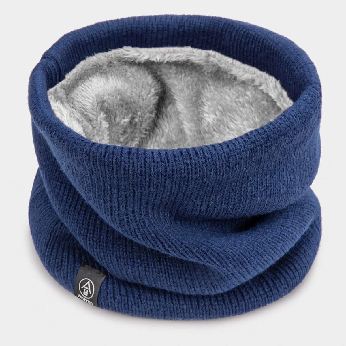 Cache-cou polaire tricoté doublé thermique hiver