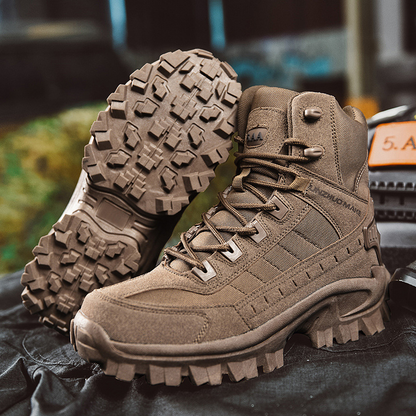 Bottes homme imperméables anti-perforation daim respirant