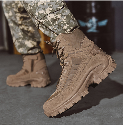 Bottes homme imperméables anti-perforation daim respirant