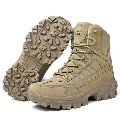 Bottes homme imperméables anti-perforation daim respirant