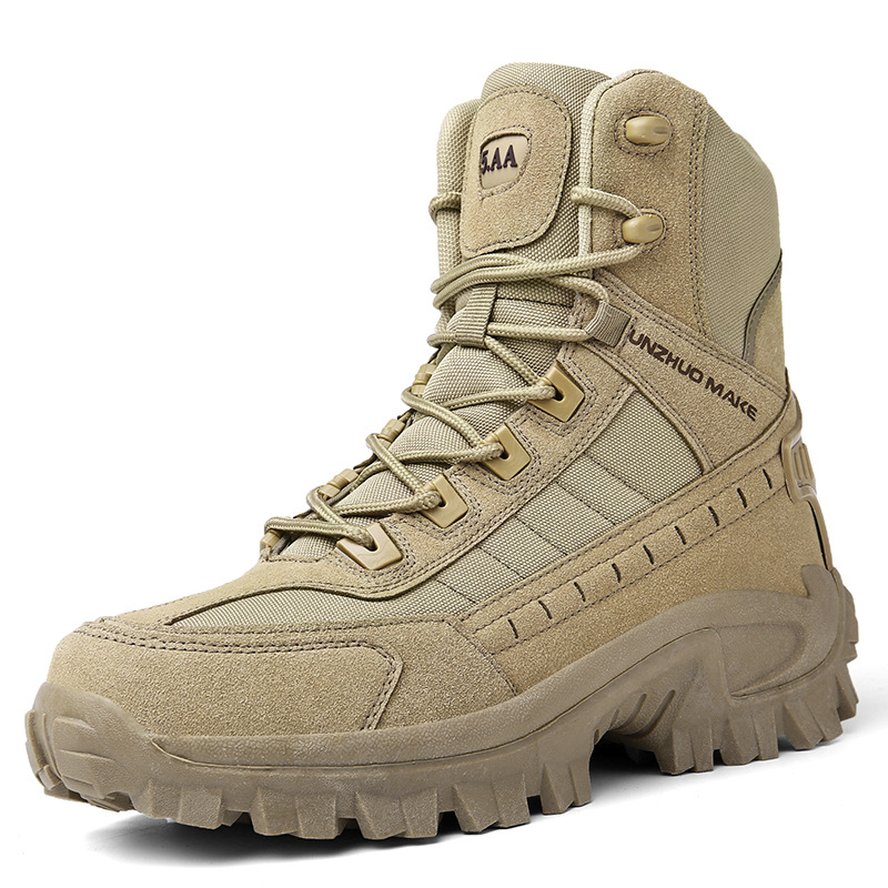 Bottes homme imperméables anti-perforation daim respirant