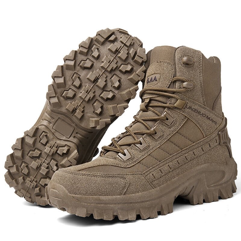 Bottes homme imperméables anti-perforation daim respirant
