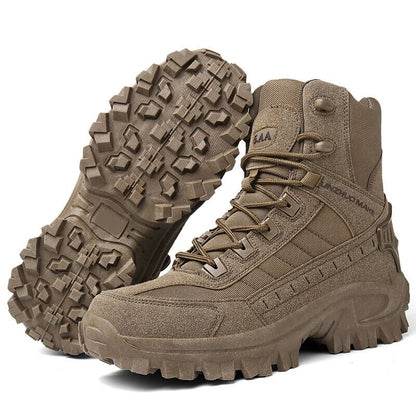 Bottes homme imperméables anti-perforation daim respirant
