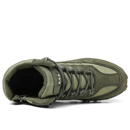 Bottes homme imperméables anti-perforation daim respirant