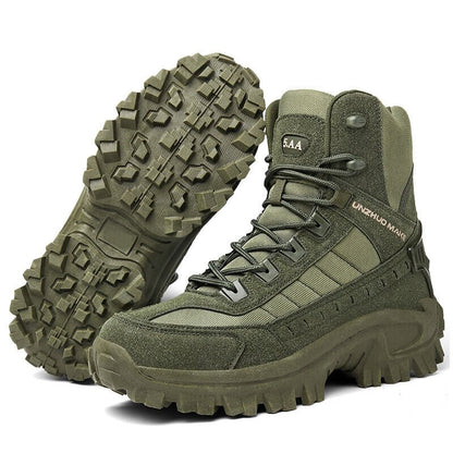 Bottes homme imperméables anti-perforation daim respirant