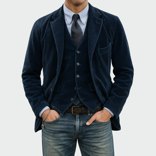 Ensemble costume homme moderne respirant pour layering